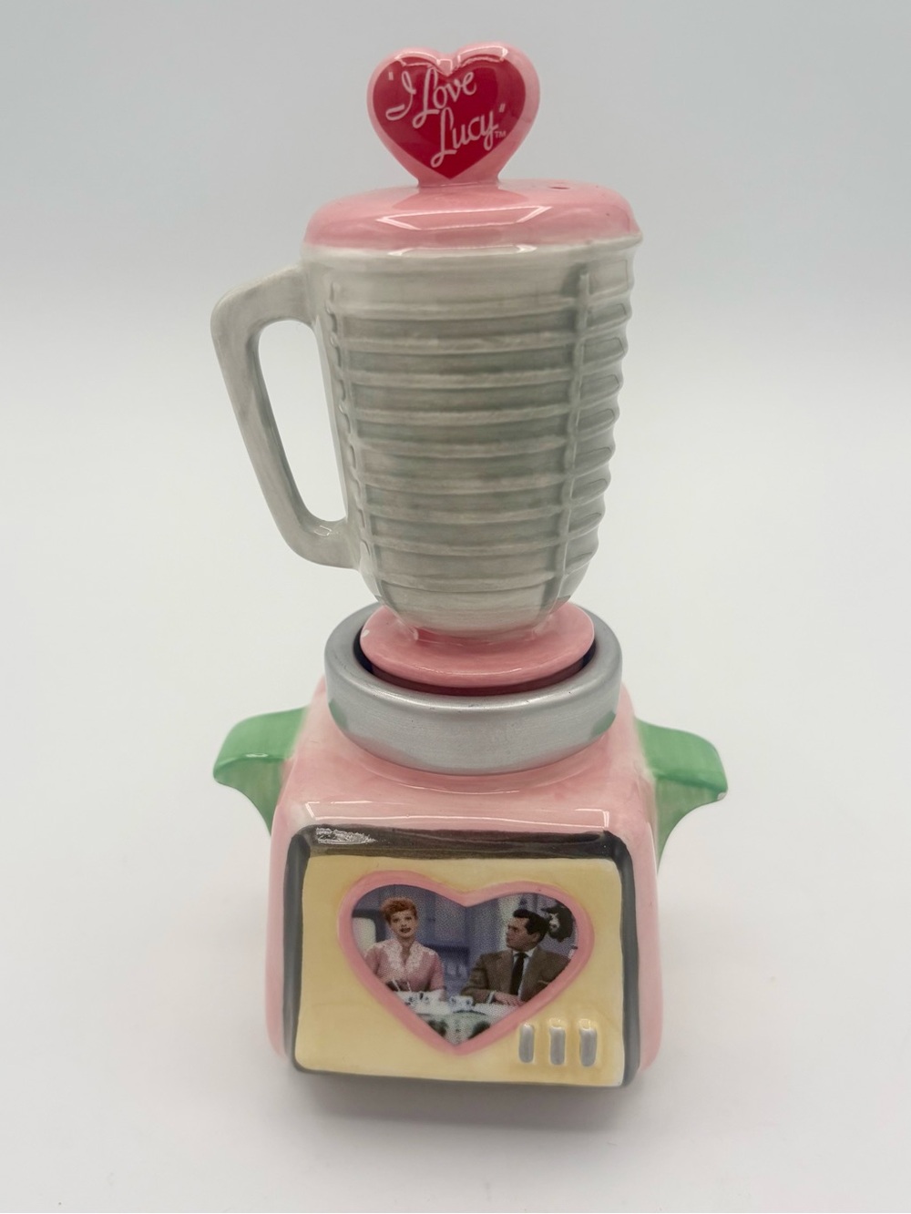 I Love Lucy Blender Salt and Pepper Shakers Retro Pink Gift Collectible TV